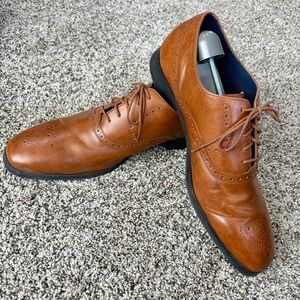 Cole Haan Tan Leather Men's Oxfords